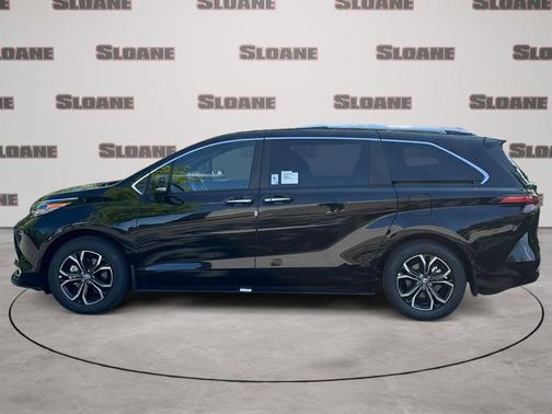 Midnight Black Metallic 2026 Toyota Sienna Platinum