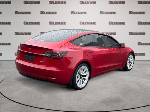 Red Multi-Coat 2022 Tesla Model 3 Long Range