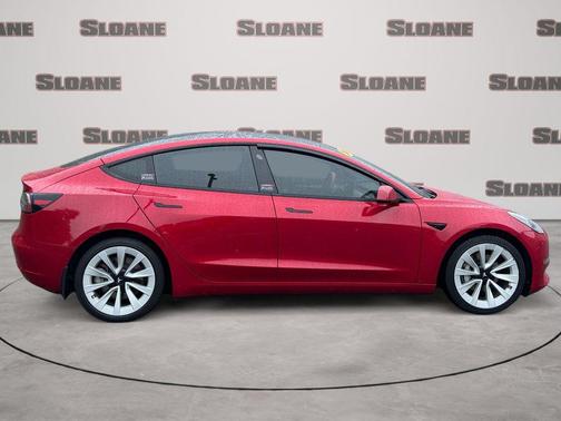 Red Multi-Coat 2022 Tesla Model 3 Long Range