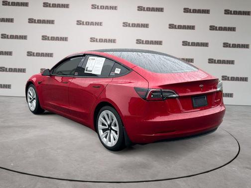 Red Multi-Coat 2022 Tesla Model 3 Long Range