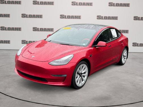 Red Multi-Coat 2022 Tesla Model 3 Long Range