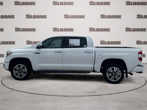 Super White 2019 Toyota Tundra Platinum
