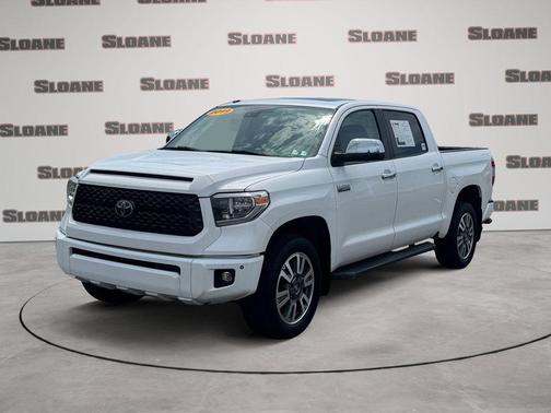 Super White 2019 Toyota Tundra Platinum