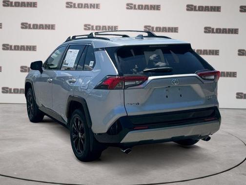 Silver Sky Metallic 2025 Toyota RAV4 Hybrid SE