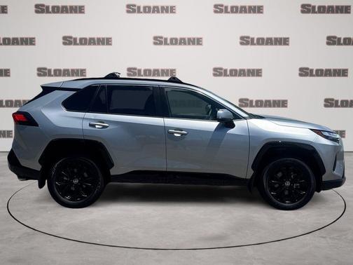 Silver Sky Metallic 2025 Toyota RAV4 Hybrid SE