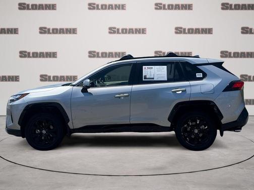 Silver Sky Metallic 2025 Toyota RAV4 Hybrid SE