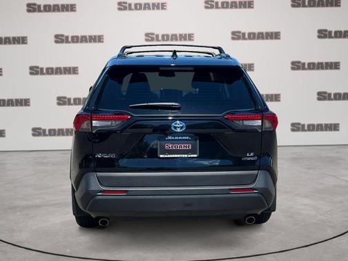 Midnight Black Metallic 2024 Toyota RAV4 Hybrid LE