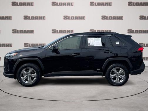 Midnight Black Metallic 2025 Toyota RAV4 Hybrid XLE