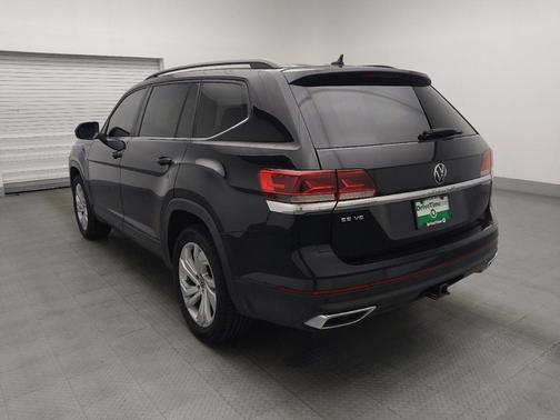 Deep Black Pearl 2021 Volkswagen Atlas 3.6L SE w/Technology