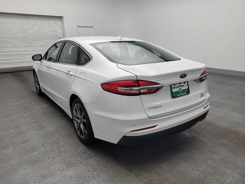 White 2019 Ford Fusion SEL