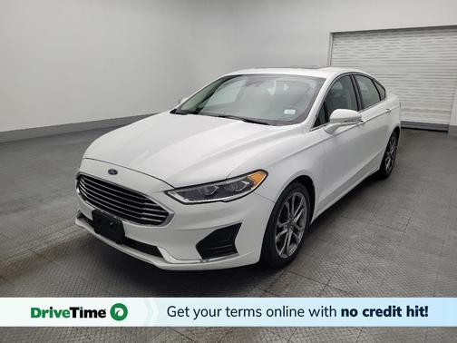 White 2019 Ford Fusion SEL