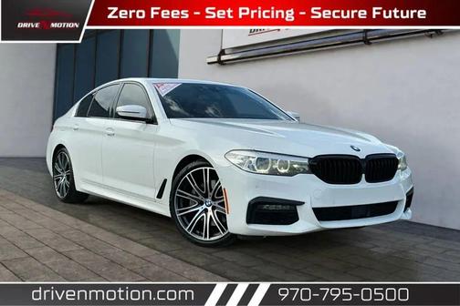 White 2019 BMW 540 xDrive