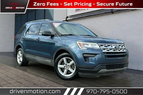 Blue Metallic 2018 Ford Explorer XLT