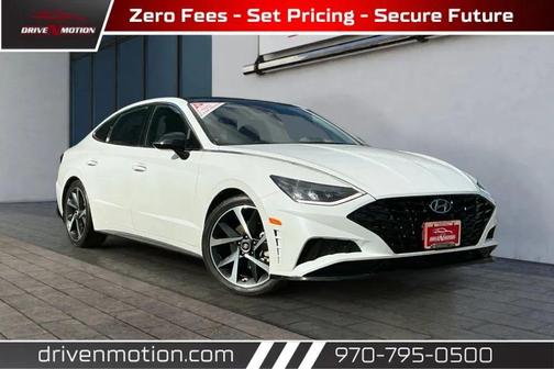 Quartz White 2021 Hyundai SONATA SEL Plus