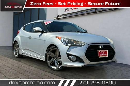 Ironman Silver Metallic 2015 Hyundai Veloster Turbo