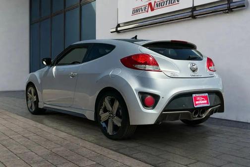 Ironman Silver Metallic 2015 Hyundai Veloster Turbo