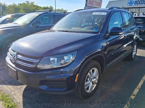 Night Blue Metallic 2016 Volkswagen Tiguan 2.0T S 4MOTION