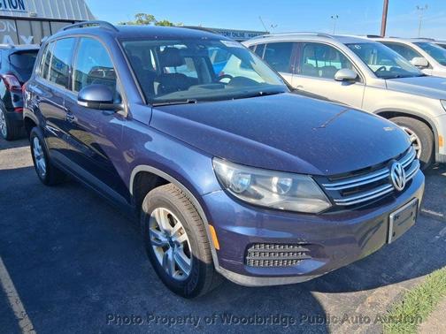Night Blue Metallic 2016 Volkswagen Tiguan 2.0T S 4MOTION