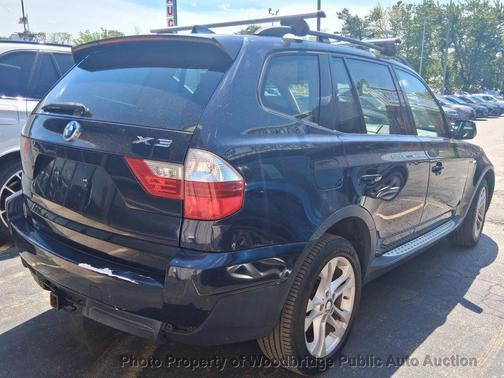 Blue 2008 BMW X3 3.0si