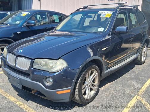Blue 2008 BMW X3 3.0si