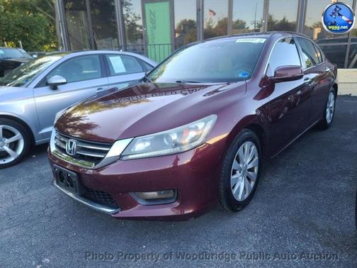 Maroon 2015 Honda Accord EX-L