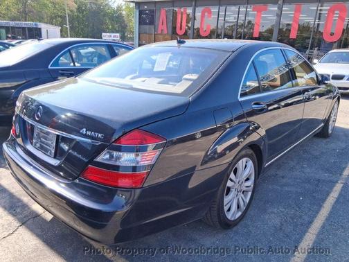 Black 2009 Mercedes-Benz S-Class 4MATIC