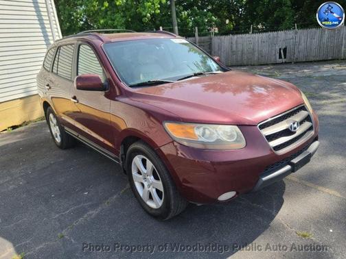Maroon 2007 Hyundai SANTA FE CMA