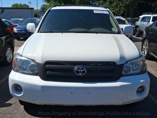 White 2007 Toyota Highlander Base