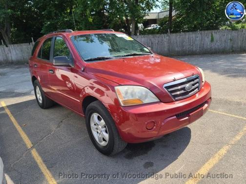 Maroon 2008 Kia Sorento LX