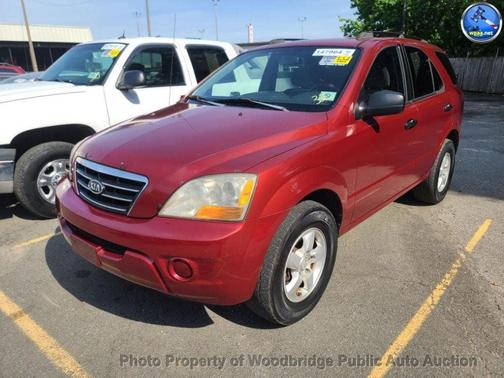 Maroon 2008 Kia Sorento LX