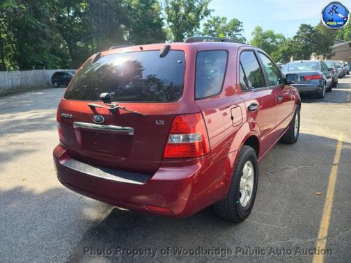 Maroon 2008 Kia Sorento LX