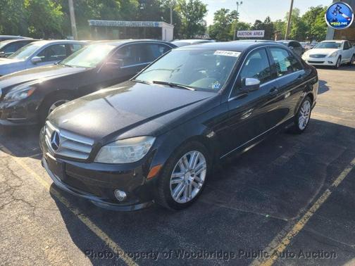 Black 2008 Mercedes-Benz C-Class C 300 4MATIC Sport