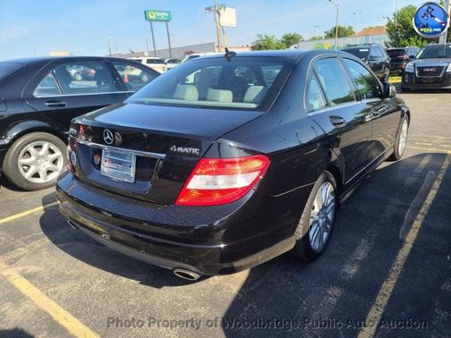 Black 2008 Mercedes-Benz C-Class C 300 4MATIC Sport