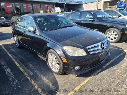 Black 2008 Mercedes-Benz C-Class C 300 4MATIC Sport
