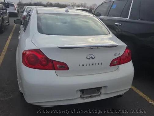 Moonlight White 2012 INFINITI G25x Base