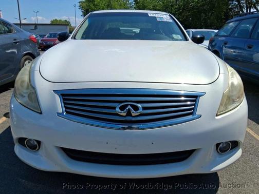 Moonlight White 2012 INFINITI G25x Base