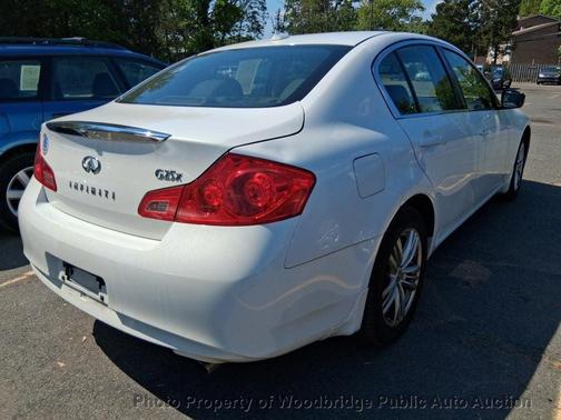 Moonlight White 2012 INFINITI G25x Base