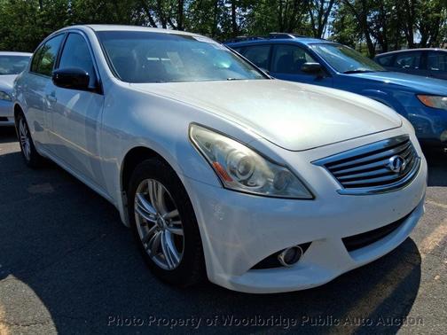 Moonlight White 2012 INFINITI G25x Base