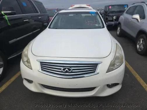 Moonlight White 2012 INFINITI G25x Base