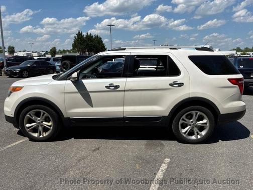 White Platinum Metallic Tri-Coat 2011 Ford Explorer Limited