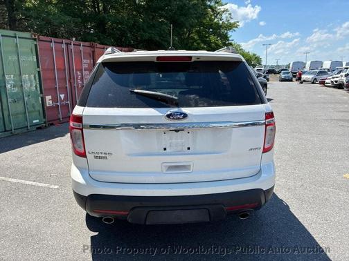 White Platinum Metallic Tri-Coat 2011 Ford Explorer Limited