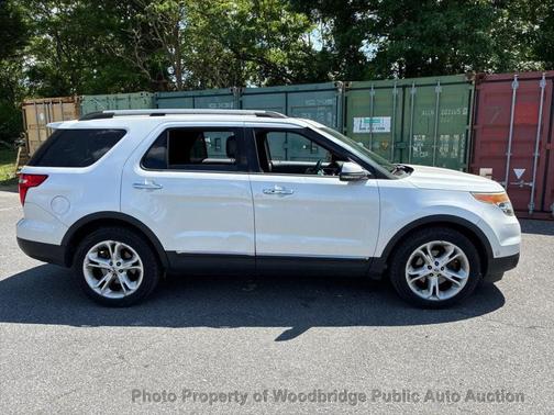 White Platinum Metallic Tri-Coat 2011 Ford Explorer Limited