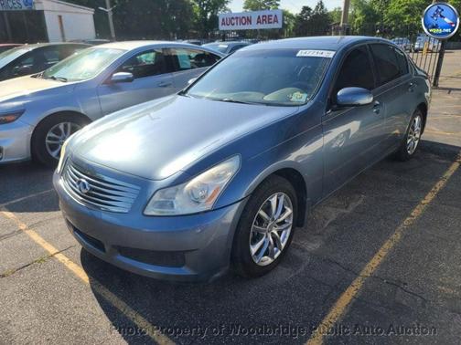Blue 2008 INFINITI G35x Base