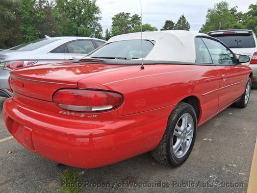 Red 1997 Chrysler Sebring 2dr Convertible JX