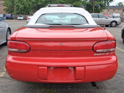 Red 1997 Chrysler Sebring 2dr Convertible JX
