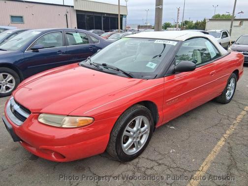 Red 1997 Chrysler Sebring 2dr Convertible JX