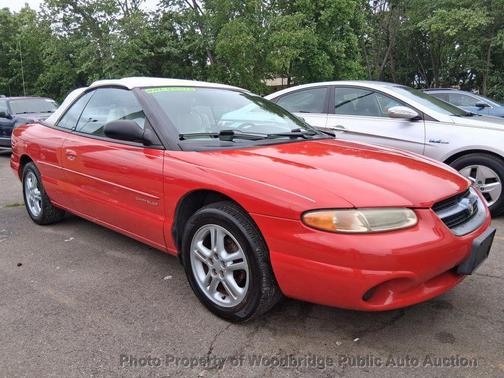 Red 1997 Chrysler Sebring 2dr Convertible JX