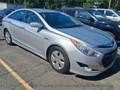 Silver 2011 Hyundai SONATA Hybrid Base