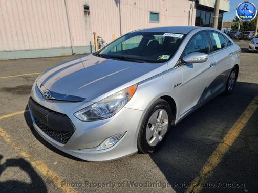 Silver 2011 Hyundai SONATA Hybrid Base