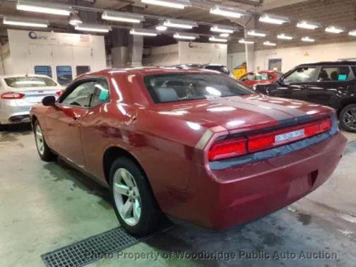 Red 2010 Dodge Challenger SE